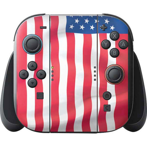 USA Flag Nintendo Switch 2 (2025) with Joy-Con Skin